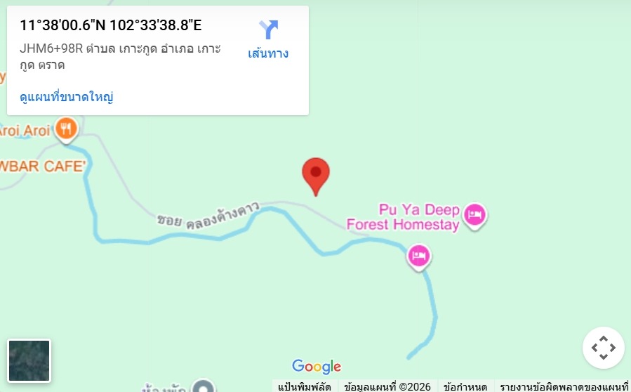 Map of Jungle Koh Kood Resort — Click to open Google Maps